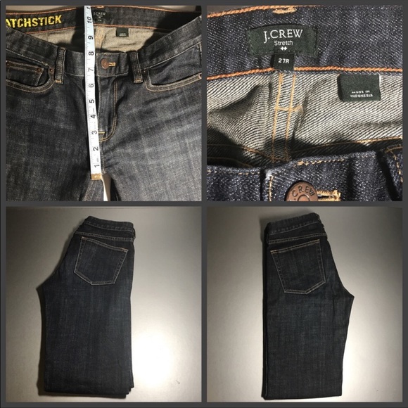 2 Pairs Jcrew Matchstick Jeans EUC - Picture 3 of 7